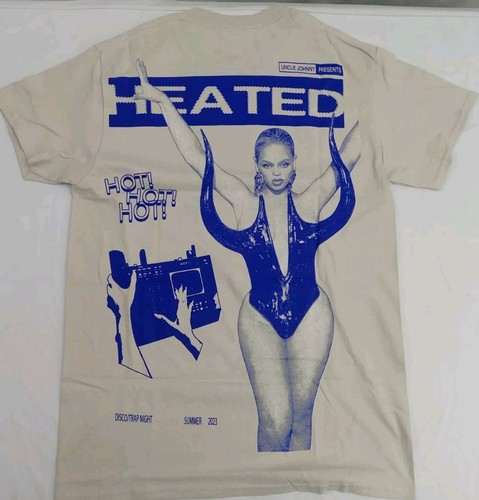 Beyoncé RWT 2023 Renaissance World Tour Heated DiscoTrap Gray T Shirt Size Small - Picture 4 of 10