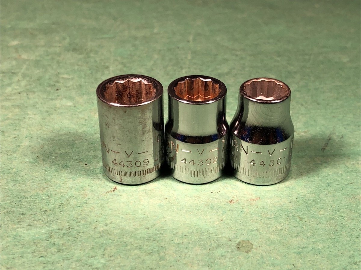 3 Lot | VTG Craftsman | 9, 10, 11mm | 3/8