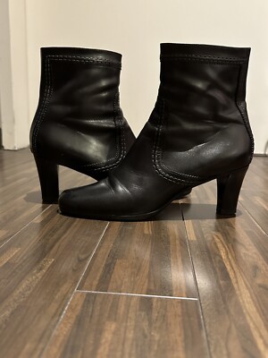 tolle Leder Stiefeletten von Jil Sander,schwarz,Gr. 40,kaum getragen, neuwertig