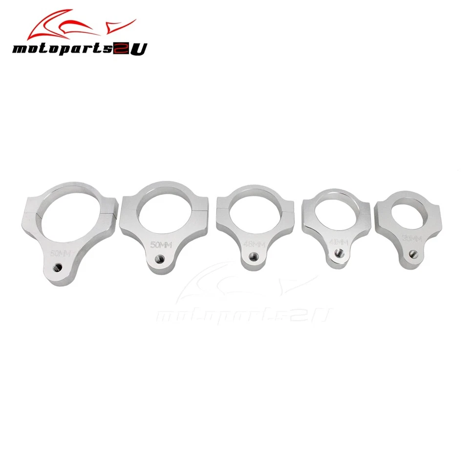 CNC Aluminum Motorcycle Steering Damper Fork Shock Frame Mounting Clamp Bracket - Image 3 of 4