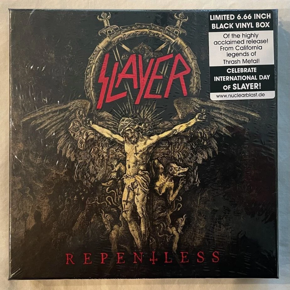 Slayer - Repentless 6.66 Inch BLACK VINYL (Limited Collectors Boxset) NEW & OOP - Image 2 of 3