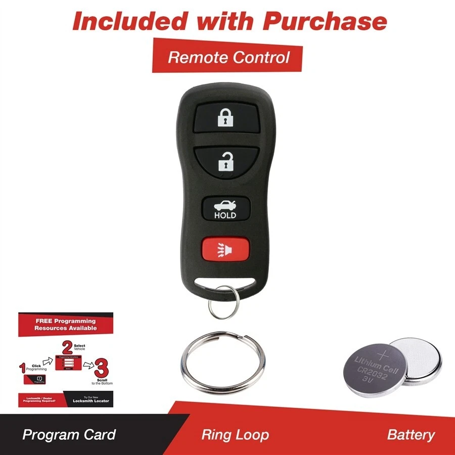 🔥 4-кнопочный НОВЫЙ БРЕЛОК ДИСТАНЦИОННОГО ОТКРЫВАНИЯ ДВЕРЕЙ БЕЗ КЛЮЧА ДЛЯ NISSAN INFINITI (KBRASTU15) 🔥 - Изображение 4 из 4