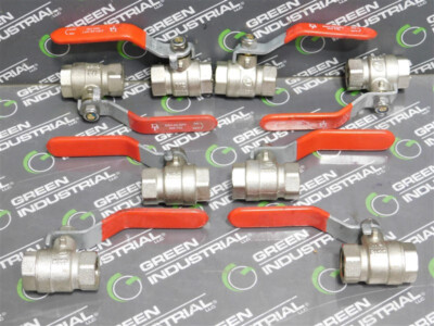 USED Lot of 8 Double Lin 1/2'' Globe Valves BBV-080-NPT M358 PN25 600 PSI