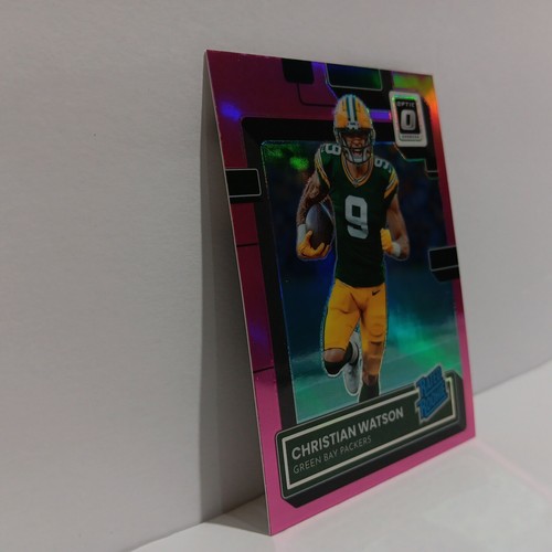 Christian Watson 2022 Donruss Optic Pink Prizm Rated Rookie #219 - Picture 13 of 13