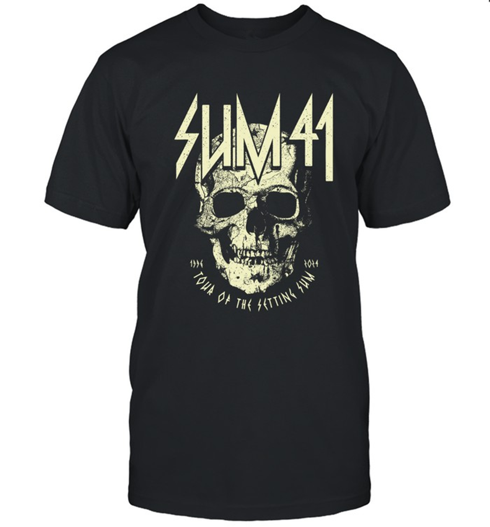 Sum 41 Tour Of The Setting Sum 2024 T Shirt Men And Women S-5XL