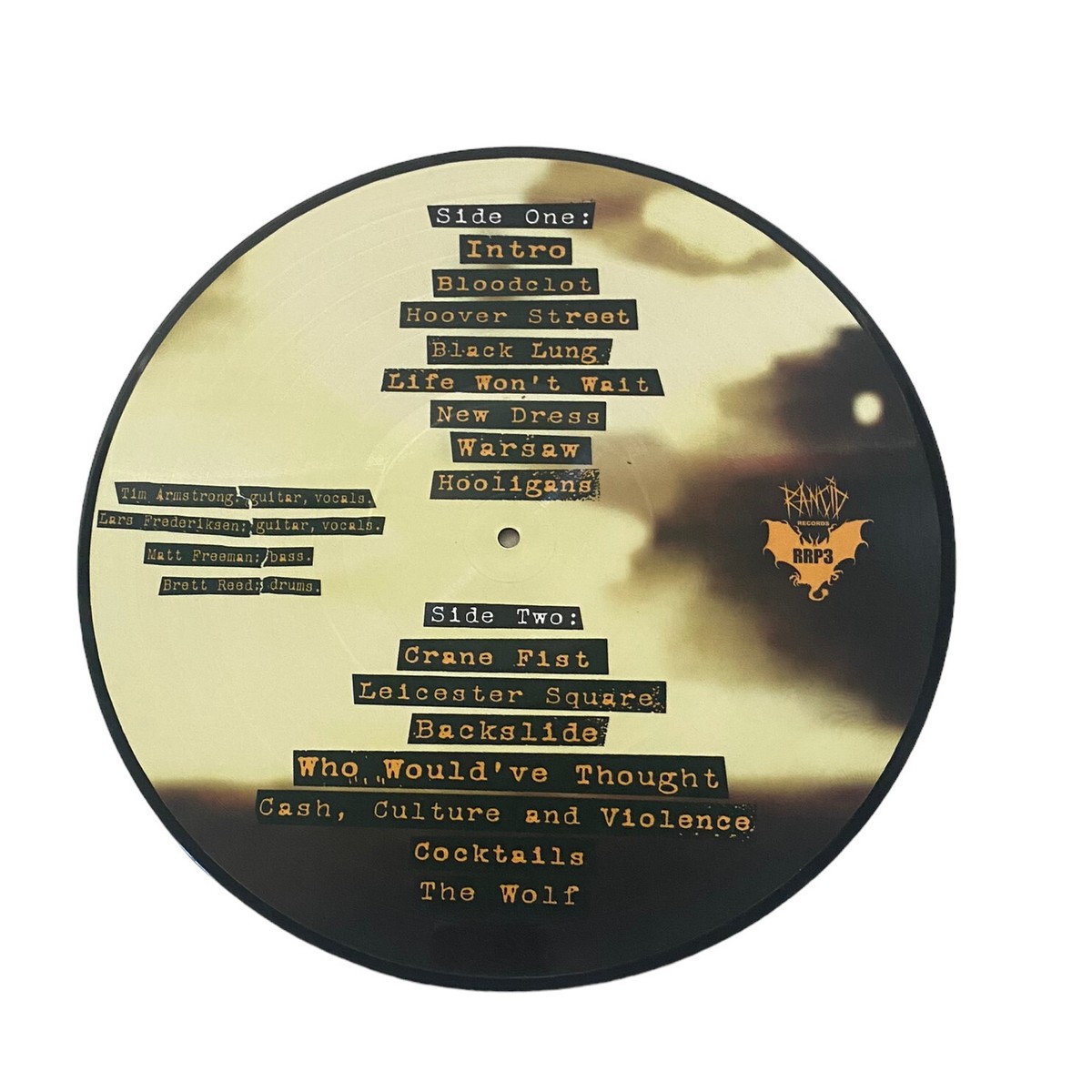 RANCID LIFE WON'T WAIT ポスター エピックレコード 希少 RANCID