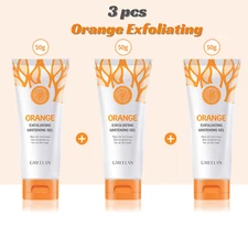 3Pcs New GMEELAN Exfoliating Whitening Gel Scrub Face Body Brightening Skin