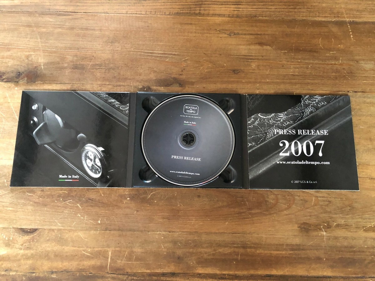 Press Release CD SCATOLA DEL TEMPO Watches Relojes 2007