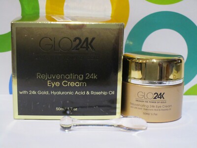 GLO 24 K ~ REJUVENATING 24K EYE CREAM ~ 1.7 OZ