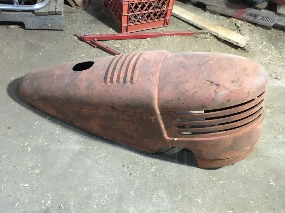 Sears David Bradley Walk Behind Antique Garden Tractor Hood Super