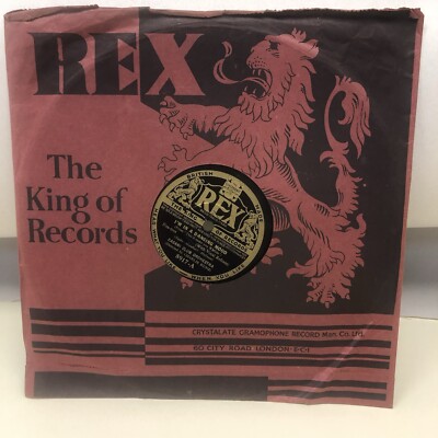 78 RPM Rex King Of Records, A- I m In A Dancing Mood B- I Breathe On Windows