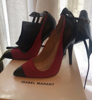  Isabel Marant Pumps - Gava Gwen Show Shoes Rot Selten [Gr.36] - NEU