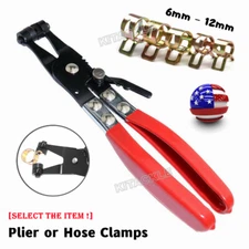 1 x Hose Clamps Pliers / Spring Clips Kit Fuel Line Water Pipe Tube Fasteners US