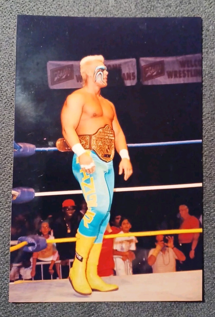スポーツ選手 ICON STING 💥1️⃣9️⃣8️⃣0️⃣s Original Sting 4x6 Photo vintage NWA WCW