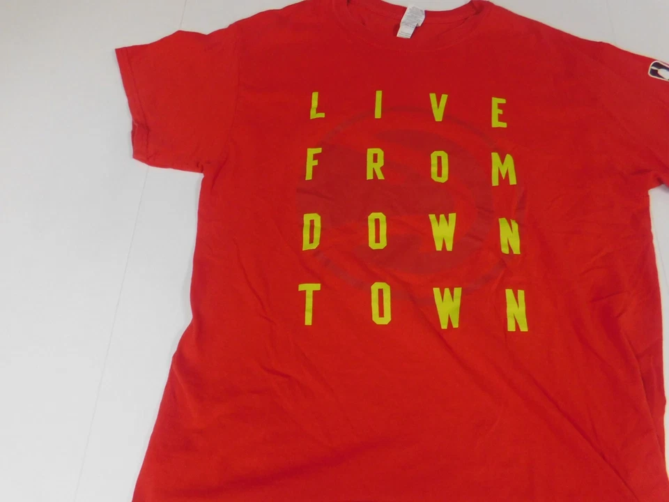 Atlanta Hawks MEns shirt Large red 2017 tip off - Image 4 of 4