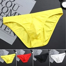 Mens Bikini Swimwear Beach Underwear Swimsuit Low Rise Swimming Briefs Shorts