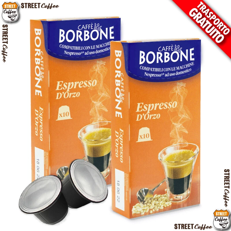 60 Capsule Caffè Borbone Espresso D'Orzo 100% Compatibili Nespresso *