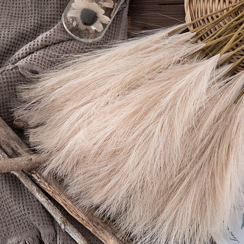 Plante Living Room Artificial Reed Pampas Grass Artificial Flower Fake