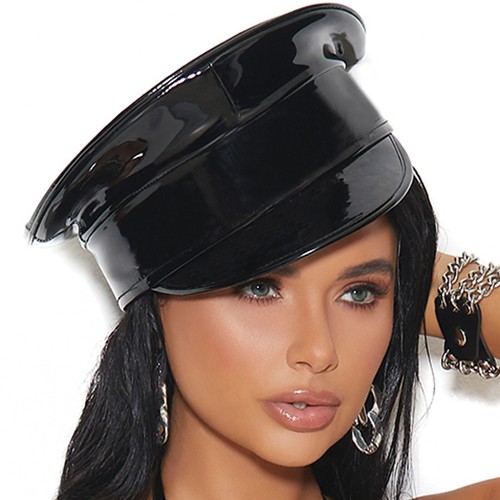 Vinyl Dominatrix Hat Cap Authority 