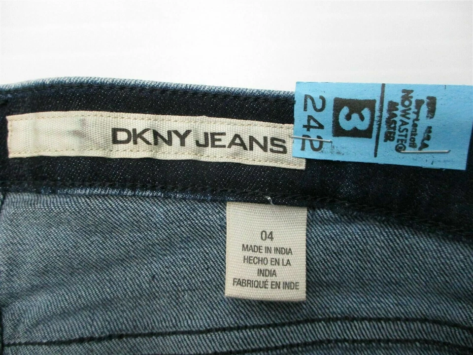 DKNY Jeans Women's Size 4 Stretch Cotton Dark Wash Slim Fit - Image 3 of 4