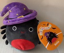 Squishmallows Plush 5 Spider with witch Hat Bella