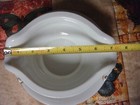 Fukagawa Arita Vintage gravy bowl w/plate Japan pinecones acorns hand painted — photo 9