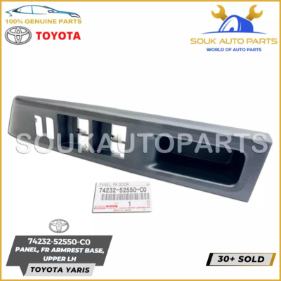 74232-52550-C0 Toyota PANEL, FR ARMREST BASE, UPPER LH