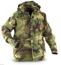 Army Ecwcs Cold Weather Parka Us Woodland Camouflage Outdoor Jacket Large Regular