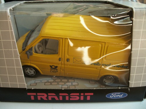 Schabak Ford Transit "DBP" in Yellow on 1:35 in Box - Picture 2 of 2