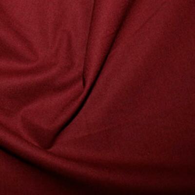 Cr s Fur Fabrics True Craft Baumwollstoff Rose & Hubble 45'' CLARET Rot