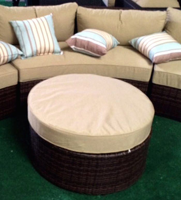 Outdoor Sofa 6 pc Sectional Wicker Brown Las Vegas Patio Furniture And