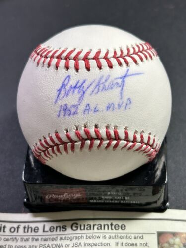 Bobby Shantz Autographed Official Major League Baseball With Inscription