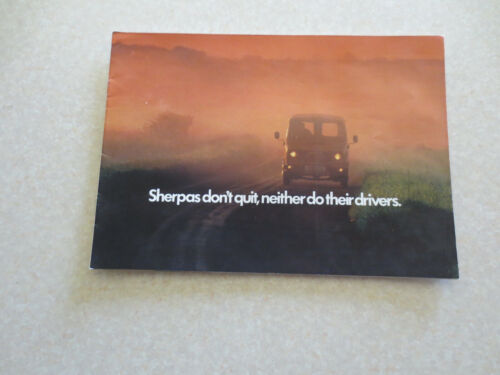 Original 1970s Sherpa van & truck advertising booklet - Austin-Morris - Afbeelding 1 van 7