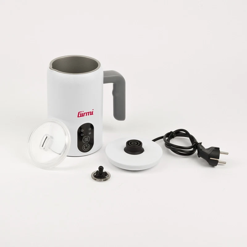 Montalatte Scalda Latte Elettrico Girmi Bianco 150 ml Monta Latte 300 ml, fotografia 4 di 7