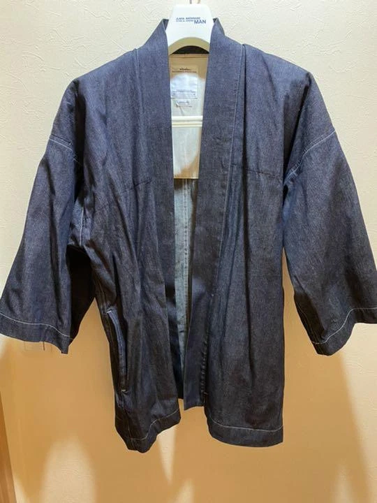 visvim Denim Happi Jacket Indigo Cotton Size 3 Used From Japan | eBay