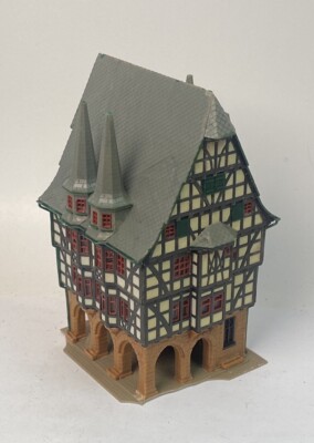 Faller HO 936 Half Timbered House Base Chipped Missing Spire Ornaments