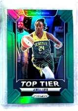 Jewell Loyd 2024 Panini Prizm WNBA Top Tier Green Prizm-#6 Storm Color Match