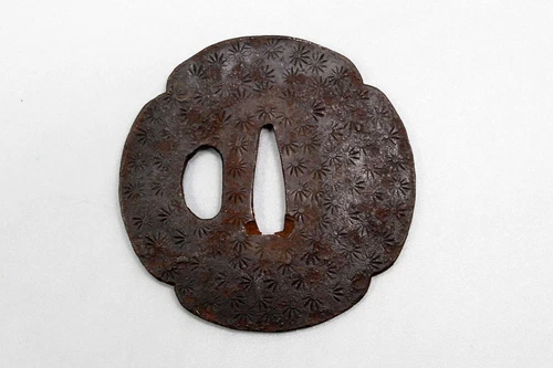 Japanese Tsuba Iron Mokko Gata . NNJ434 - Picture 2 of 4