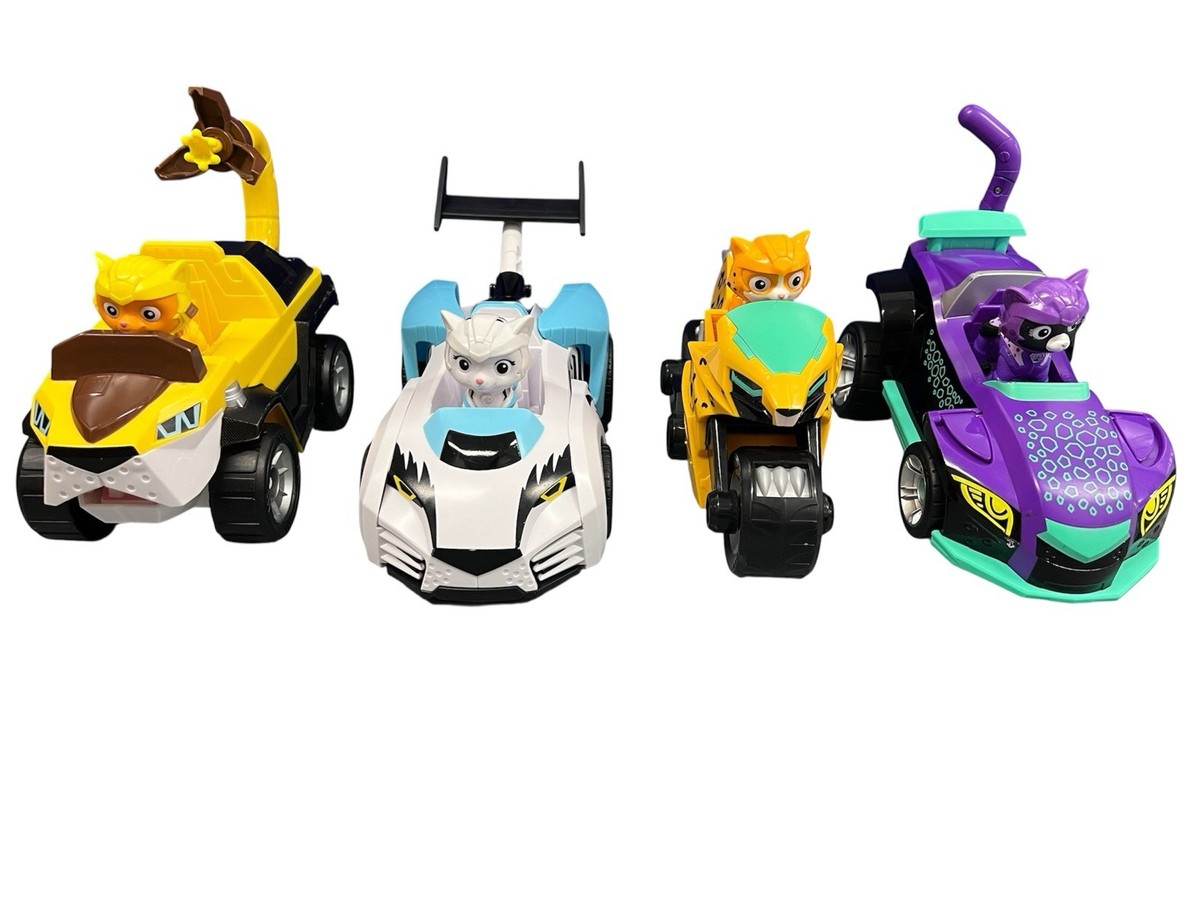 Paw Patrol Cat Pack Full Set Of Cars And Cats X4 Shade Rory - Main Image