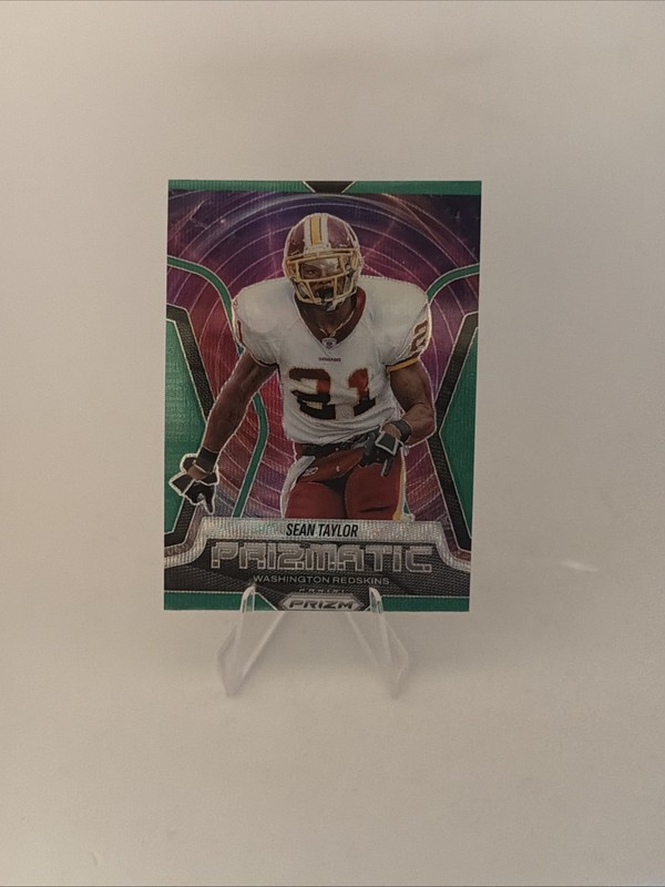 2025 Panini Prizm Prizmatic Green Wave Prizm - Sean Taylor #11  Redskins NFL