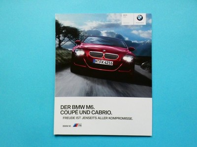 Brochure / Catalogue / Brochure - BMW M6 - Coupe and Convertible / Cabriolet - 1/2010