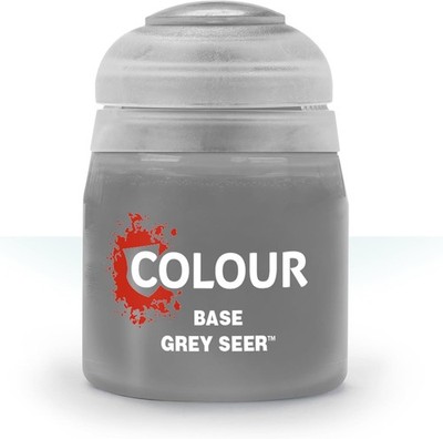 Games Workshop - Citadel Colour Base: Grey 1 Count (Pack of 1), Multi-colored 