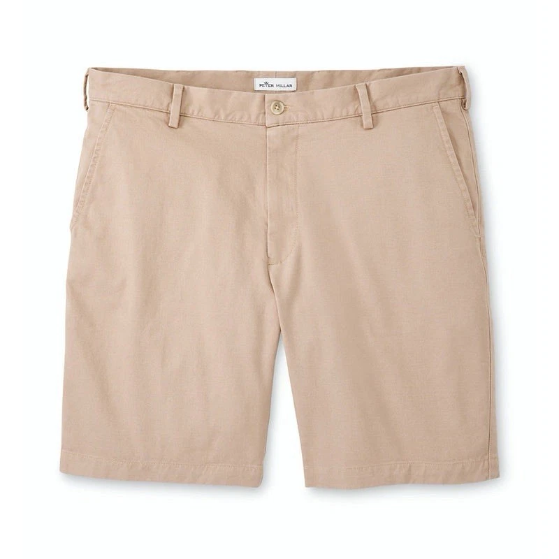 Peter Millar Khaki Pilot Twill Shorts 8" Inseam NWT 38” Waist Tan Chino Beige
Opens in a new window