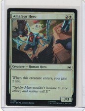 MTG - Amateur Hero - 1 - Marvel's Spider-Man: Eternal-Legal - NM Foil - 2025