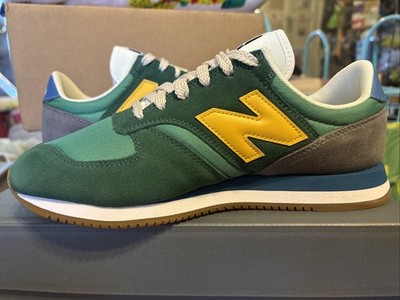NEW! RARE! NEW BALANCE 420 UL420v2 GREEN YELLOW MENS SIZE 7.5 RETRO SNEAKER SHOE