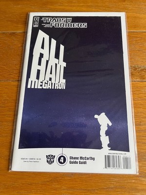 TRANSFORMERS ALL HAIL MEGATRON. COVER B VARIANT. NM (9.4 OR BETTER). IDW. 2008.