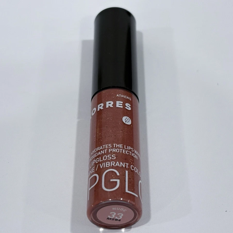 Korres #33 NUDE Cherry Lipgloss High Shine 6ml/0.20 oz Full Size NEW - Image 4 of 4