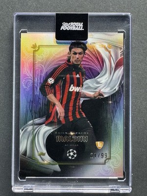 Paolo Maldini Topps Total Football 25/26 Reign Supreme /99 AC