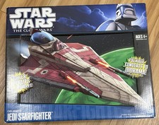 Star Wars  The Clone Wars     Obi-Wan   s Jedi Starfighter  the red Delta-2 Delta-7B