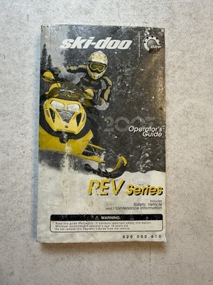 Ski-Doo 2007 OEM Owner's Manual Hand-Book Service Repair Operator's User Guide